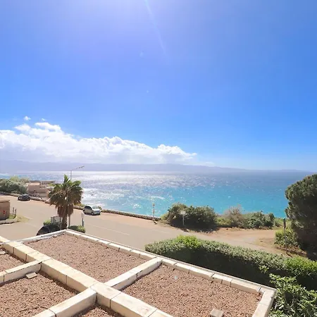 Appartement T2 Avec Piscine Chauffee - Vue Exceptionnelle Sur La Mer - Parking & Wifi - Plage A 50M