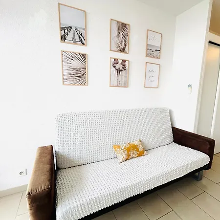 T2 Avec Piscine Chauffee - Vue Exceptionnelle Sur La Mer - Parking & Wifi - Plage A 50M Appartement *