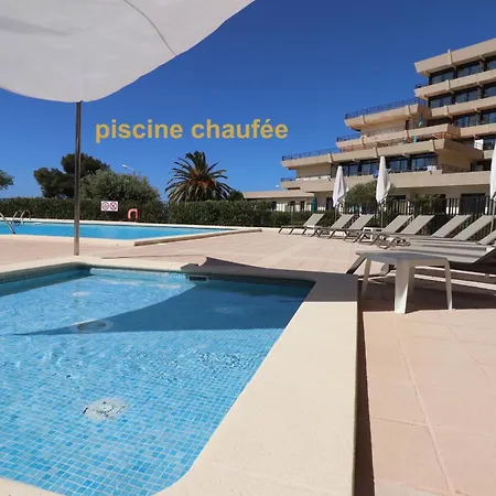 T2 Avec Piscine Chauffee - Vue Exceptionnelle Sur La Mer - Parking & Wifi - Plage A 50M Appartement *