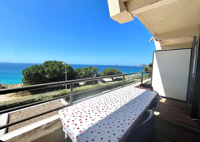 T2 Avec Piscine Chauffee - Vue Exceptionnelle Sur La Mer - Parking & Wifi - Plage A 50M *
