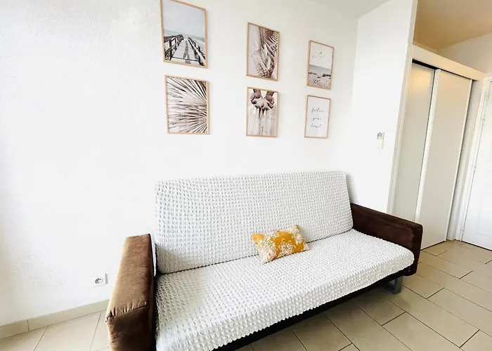 T2 Avec Piscine Chauffee - Vue Exceptionnelle Sur La Mer - Parking & Wifi - Plage A 50M Appartement *