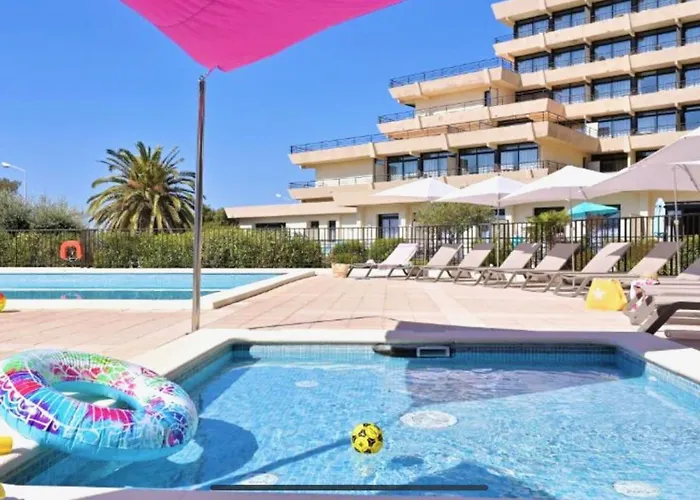 公寓 T2 Avec Piscine Chauffee - Vue Exceptionnelle Sur La Mer - Parking & Wifi - Plage A 50M *